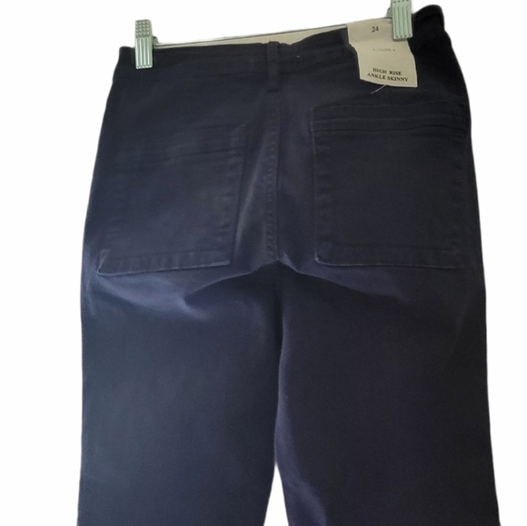 High Rise Ankle Skinny Denim Jegging Jeans Size 24 - Picture 5 of 11